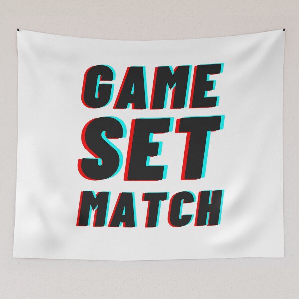 Item preview, GAME SET MATCH Tennis Channel Black designed and sold by OutofFocusShop.
