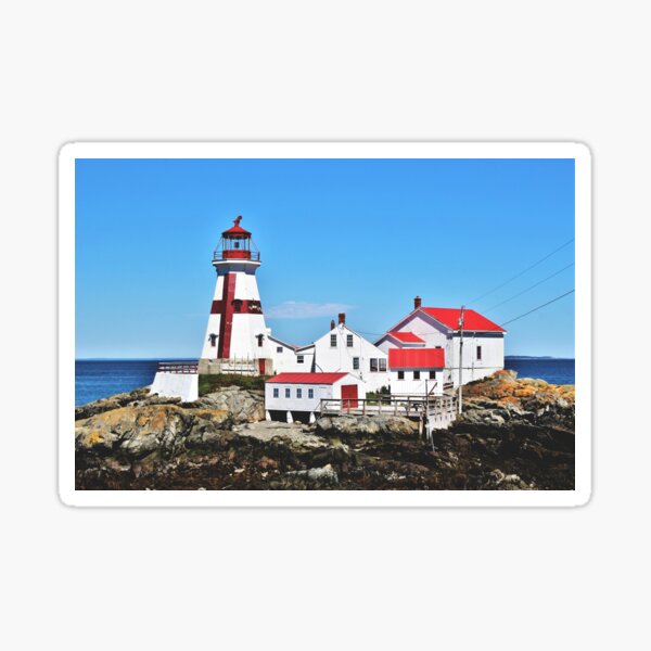 Head Harbour Lightstation, NB, Canada Sticker