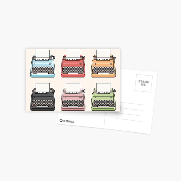 Item preview, Cute Colourful Typewriters designed and sold by RumourHasIt.