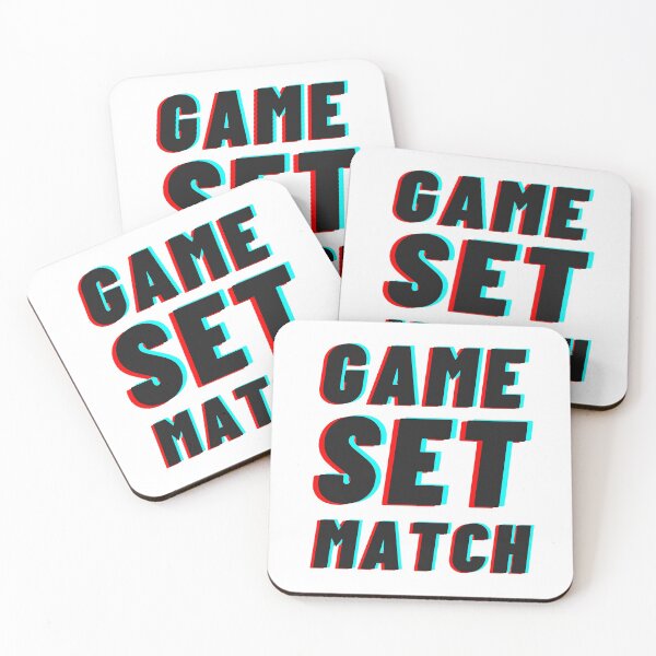 Item preview, GAME SET MATCH Tennis Channel Black designed and sold by OutofFocusShop.