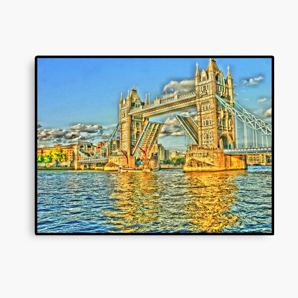 Item preview, Tower Bridge In Yellow designed and sold by InterestingImag.