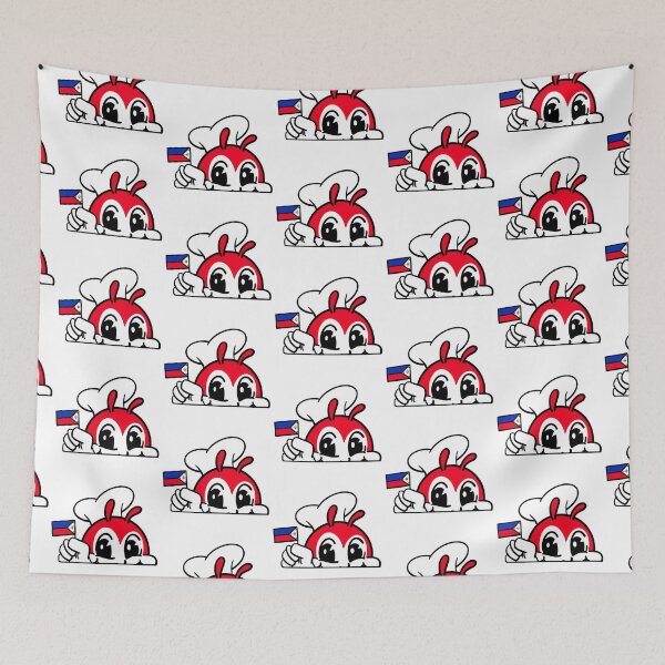 Item preview, JOLLIBEE PEEKING PHILIPPPINE FLAG FILIPINO CAP designed and sold by aydapadi.