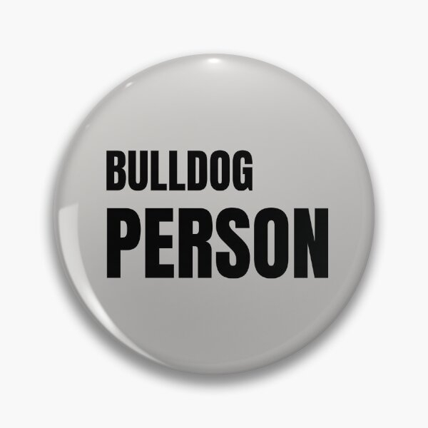 Item preview, Bulldog Person -Text Design in Black designed and sold by katiekendall.