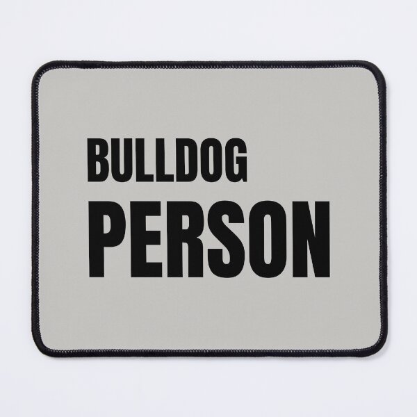 Item preview, Bulldog Person -Text Design in Black designed and sold by katiekendall.