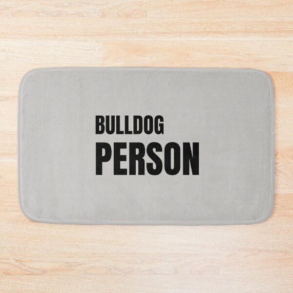 Item preview, Bulldog Person -Text Design in Black designed and sold by katiekendall.