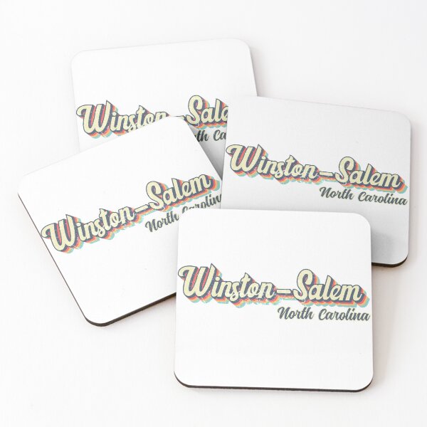 Item preview, Winston-Salem city North Carolina Retro Vintage 70s rainbow designed and sold by Teelogic.