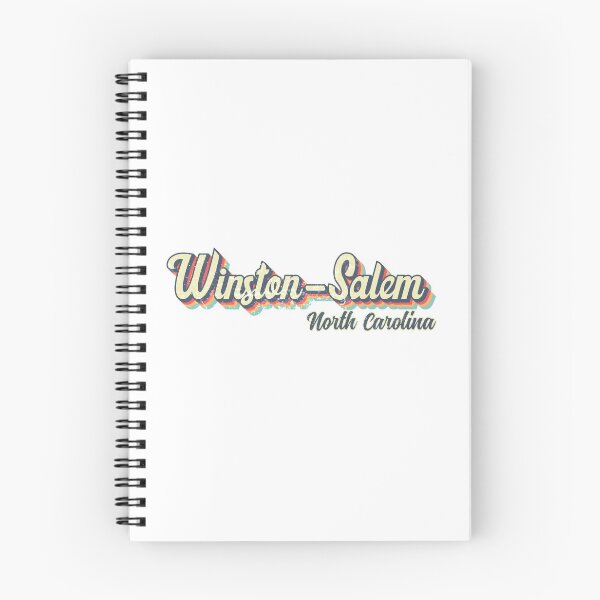 Item preview, Winston-Salem city North Carolina Retro Vintage 70s rainbow designed and sold by Teelogic.