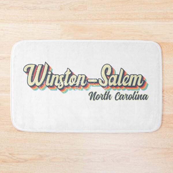 Item preview, Winston-Salem city North Carolina Retro Vintage 70s rainbow designed and sold by Teelogic.