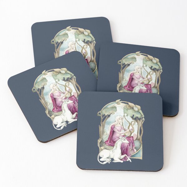 Item preview, Lady Amalthea Playing The Harp designed and sold by Miriam Steinau.