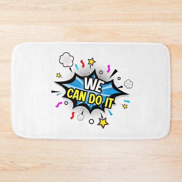 Item preview, We can do it, Comic speech bubble with emotional text. designed and sold by graphic-genie.