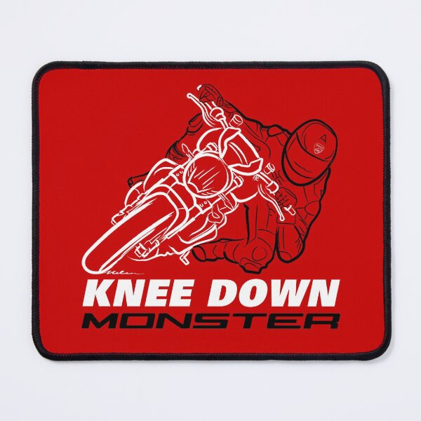 Item preview, Knee Down Monster for Monster Lovers - RED Edition with phrase - Biker Quotes designed and sold by etoide.