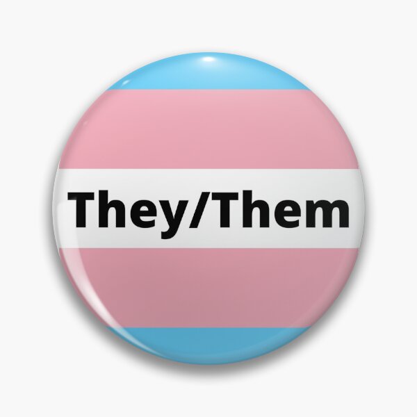 Artikelvorschau, Transgender-Flagge mit Sie/Sie-Pronomen entworfen und verkauft von PridefulApparel.