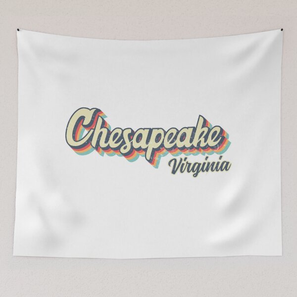 Item preview, Chesapeake city Virginia Retro Vintage 70s rainbow designed and sold by Teelogic.