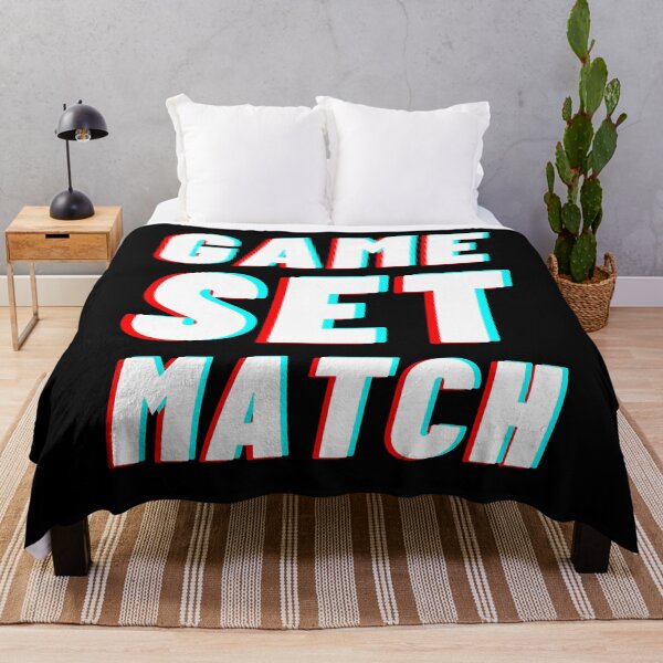 Item preview, GAME SET MATCH Tennis Channel White designed and sold by OutofFocusShop.