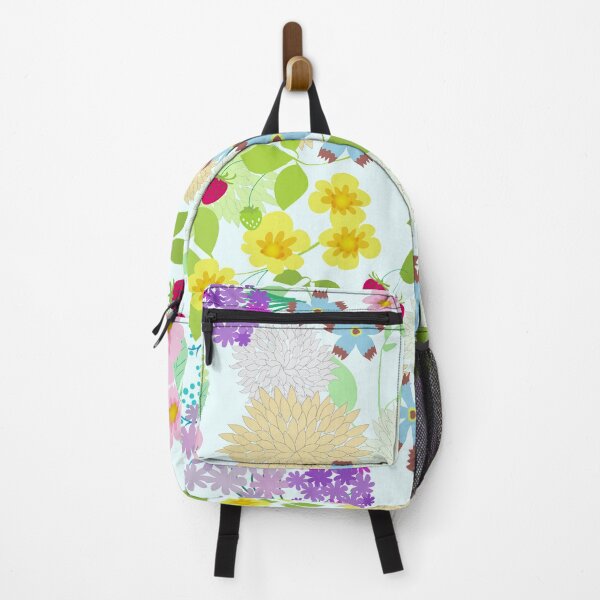 Item preview, Colorful Wild Flowers Happy Circle designed and sold by monodesigns.