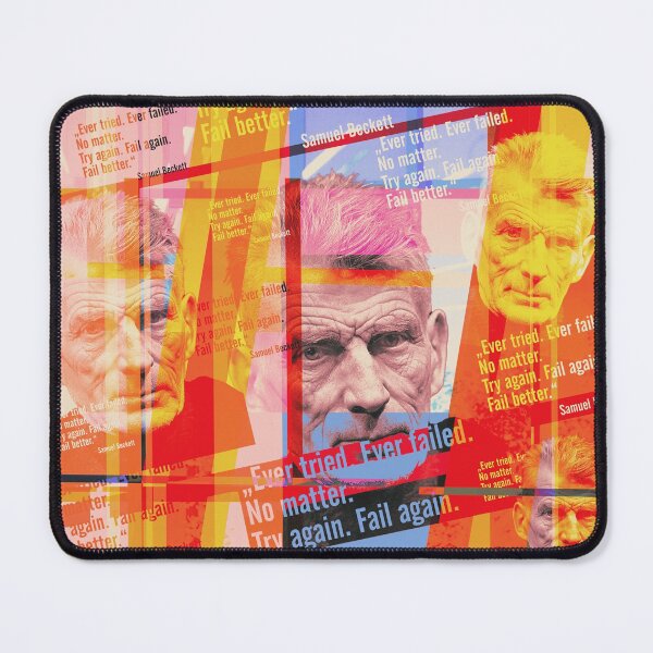 Item preview, well-known Samuel Beckett quote designed and sold by Mauswohn.