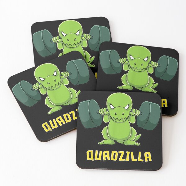 Item preview, Muscle Dinosaur Gym Workout Quadzilla Quad Leg designed and sold by ZacharyMarcus.