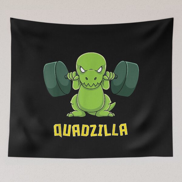 Item preview, Muscle Dinosaur Gym Workout Quadzilla Quad Leg designed and sold by ZacharyMarcus.