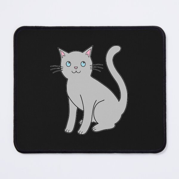 Item preview, simple grey cat designed and sold by Lubacicci.