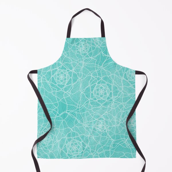 Item preview, Abstract lace turquoise designed and sold by Anna Ratkevich.