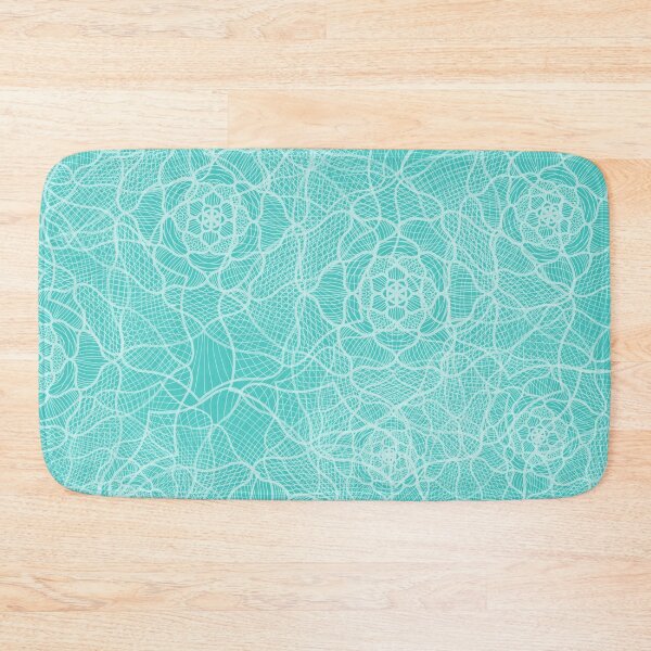 Item preview, Abstract lace turquoise designed and sold by Anna Ratkevich.
