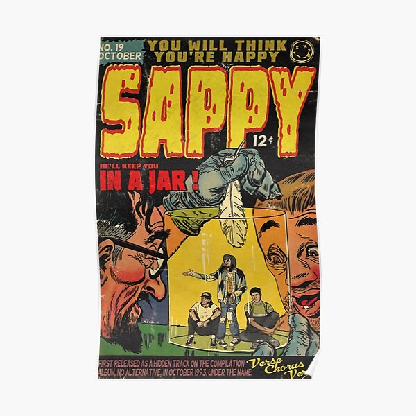 Nirvana - Sappy Comic Book Póster