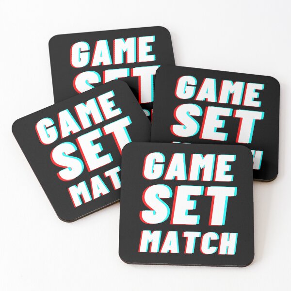 Item preview, GAME SET MATCH Tennis Channel White designed and sold by OutofFocusShop.