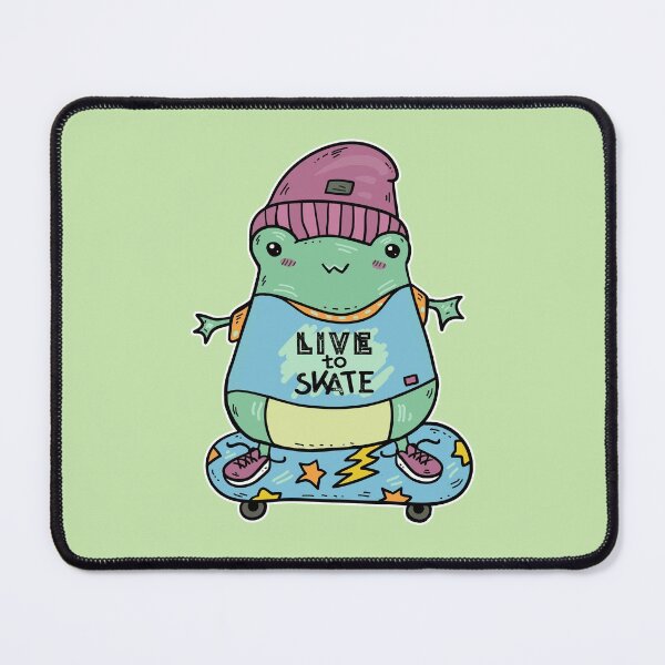 Item preview, Froggy Live to Skate Skater - Sage Green designed and sold by GrimButterfly.