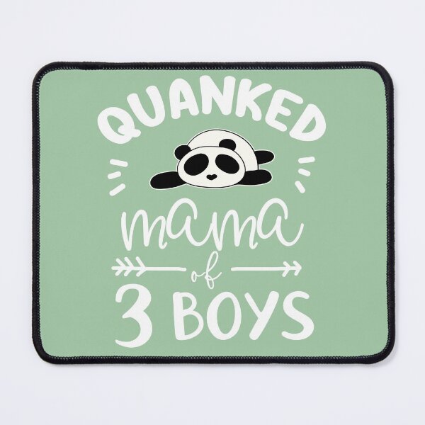 Item preview, Quanked Mama of 3 Boys - Sage Green designed and sold by GrimButterfly.
