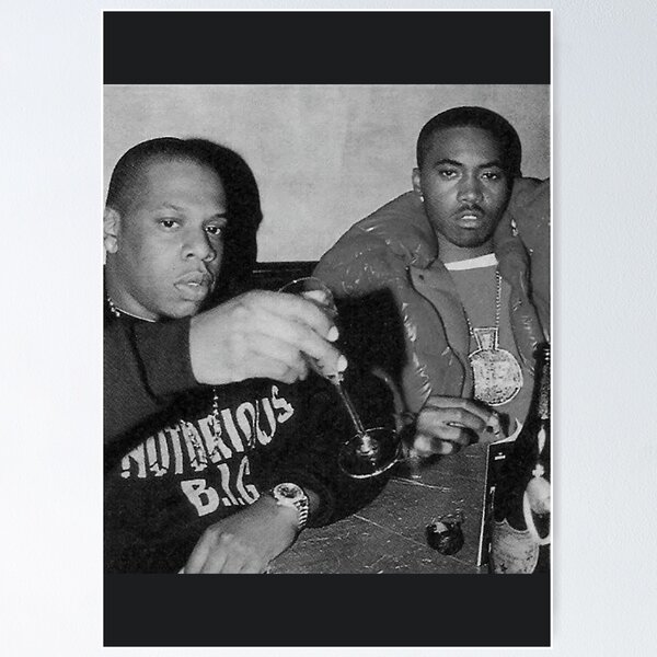 Item preview, Jay Z And Nas Hip Hop Rap Legends designed and sold by SawyeByrne.