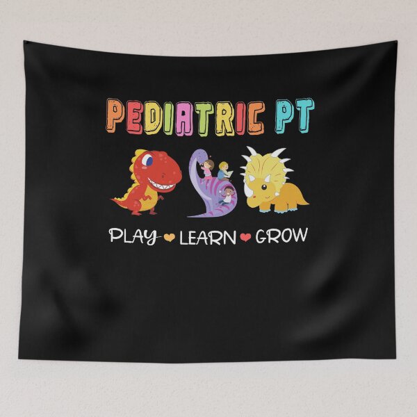 Item preview, Rainbow Pediatric PT Shirt, Kids Dinosaur Physical Therapist designed and sold by armstrongartist.