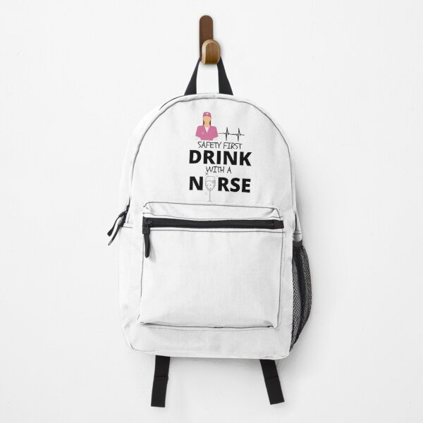 Item preview, Funny T-Shirt | Safety First Drink With a Nurse designed and sold by Armaneto.