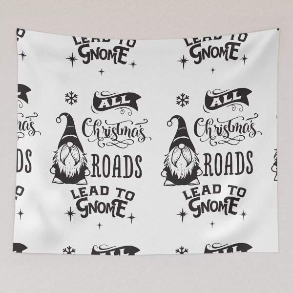 Item preview, All Christmas Roads Lead to Gnome designed and sold by Trinket-Trickster.