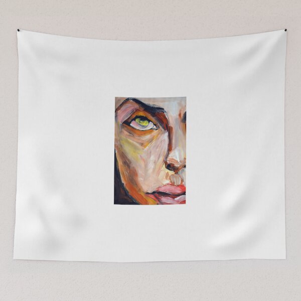 Item preview, Explosive Colorful Portrait Painting designed and sold by oanaunciuleanu.