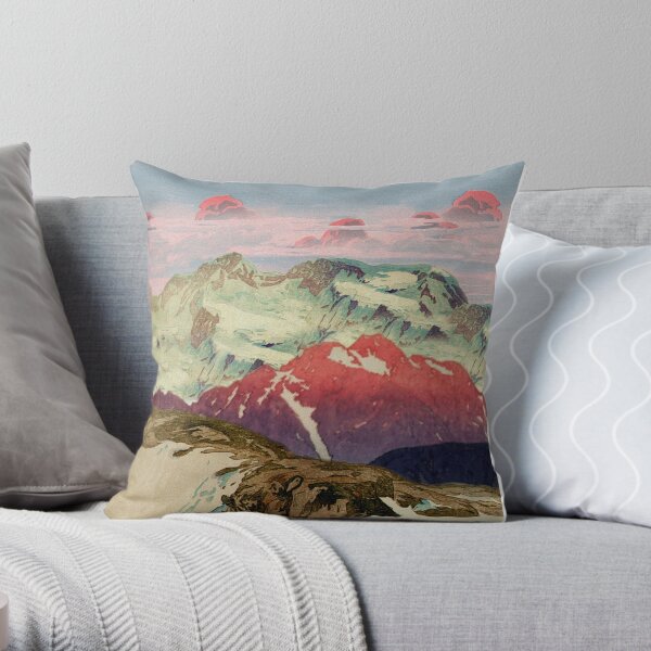 Winter in Keiisino Throw Pillow