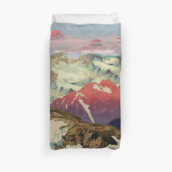 Winter in Keiisino Duvet Cover