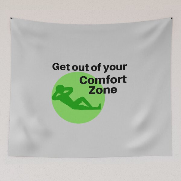 Item preview, Get out of your comfort zone designed and sold by iqra-hanif.
