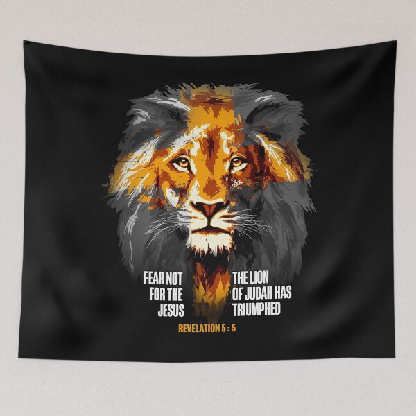 Item preview, Lion Cross Jesus Christian Lord God Believer designed and sold by FucaGirl.
