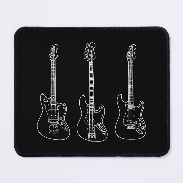 Item preview, Guitar and Bass Collection Outline Dark Theme designed and sold by nightsworthy.