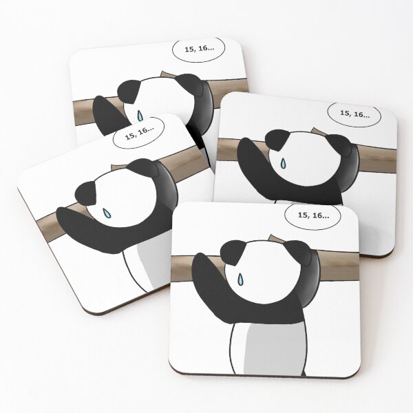 Item preview, Panda working out designed and sold by BeccaKenDesigns.