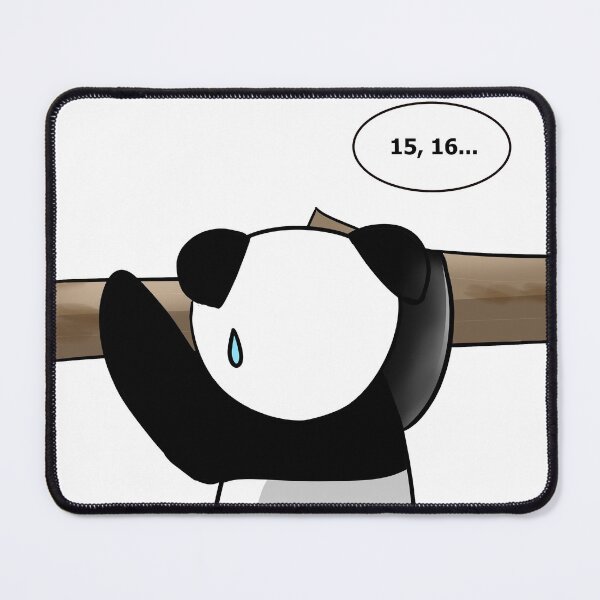Item preview, Panda working out designed and sold by BeccaKenDesigns.