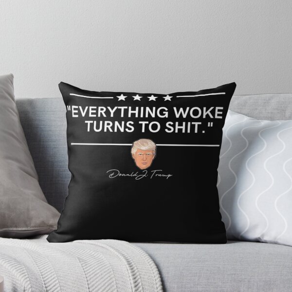 Item preview, Funny Trump "Everything Woke Turns to Shit" Political Gift  designed and sold by AlvaShop.