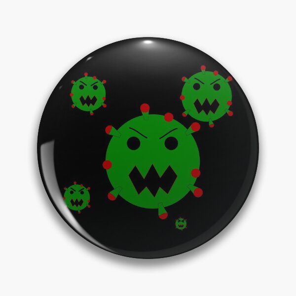 Item preview, Scary virus germ pathogen designed and sold by Nigel Designs.