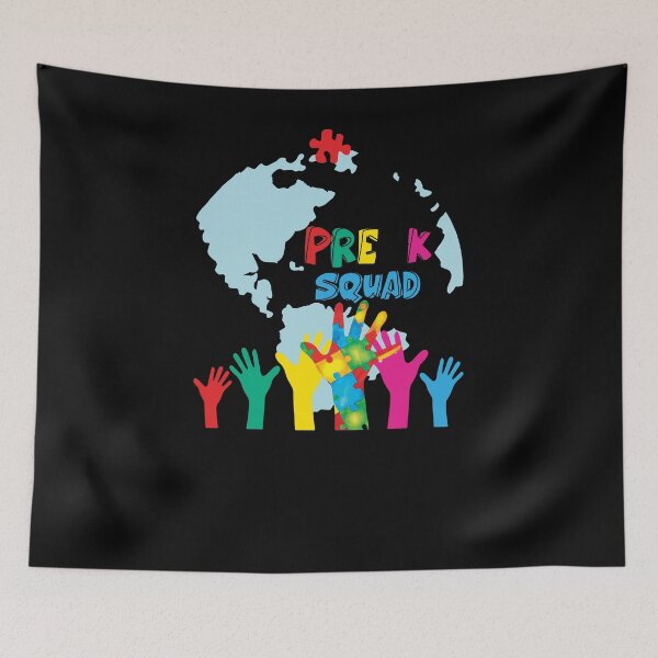 Item preview, Pre K Squad Embracing Differences Autism SPED Teacher designed and sold by FucaGirl.
