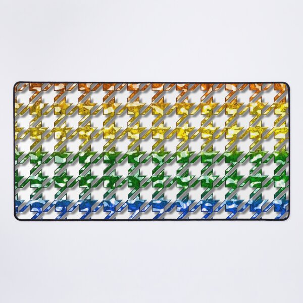 Item preview, Houndstooth Rainbow Metallic designed and sold by MarkUK97.