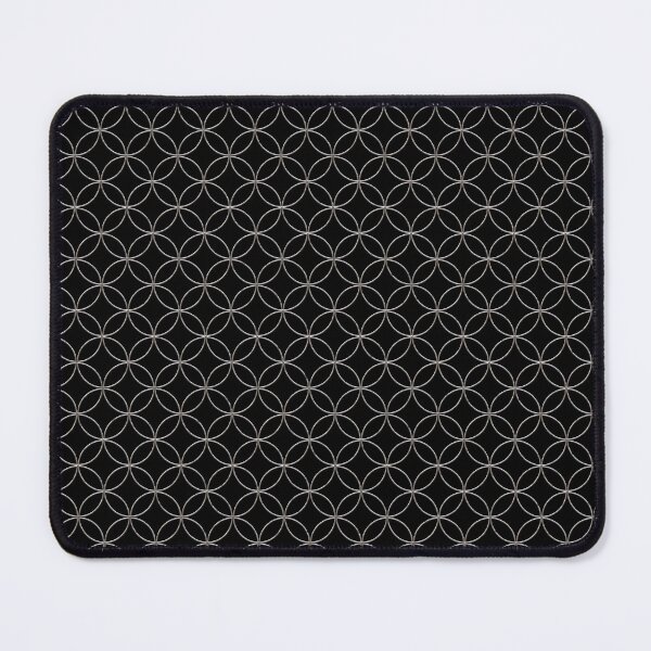 Item preview, Silver Overlapping Circles on Black designed and sold by MarkUK97.