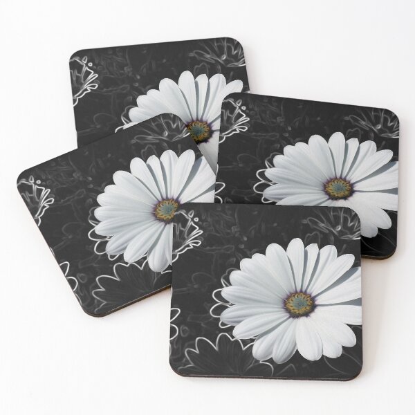 Item preview, Daisies and shades of gray designed and sold by feiermar.