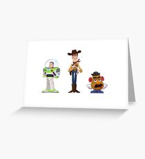 Tarjeta de felicitación El bueno, el malo y el gruñón