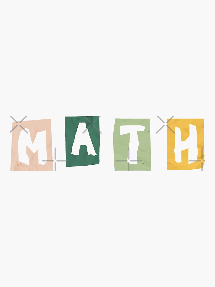 math-subject-sticker-for-sale-by-mydesignerstyle-redbubble