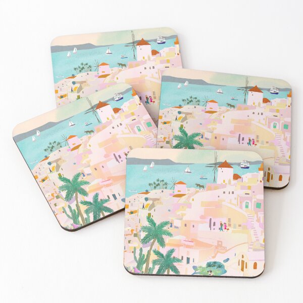 Item preview, Santorini Island designed and sold by taika tori.